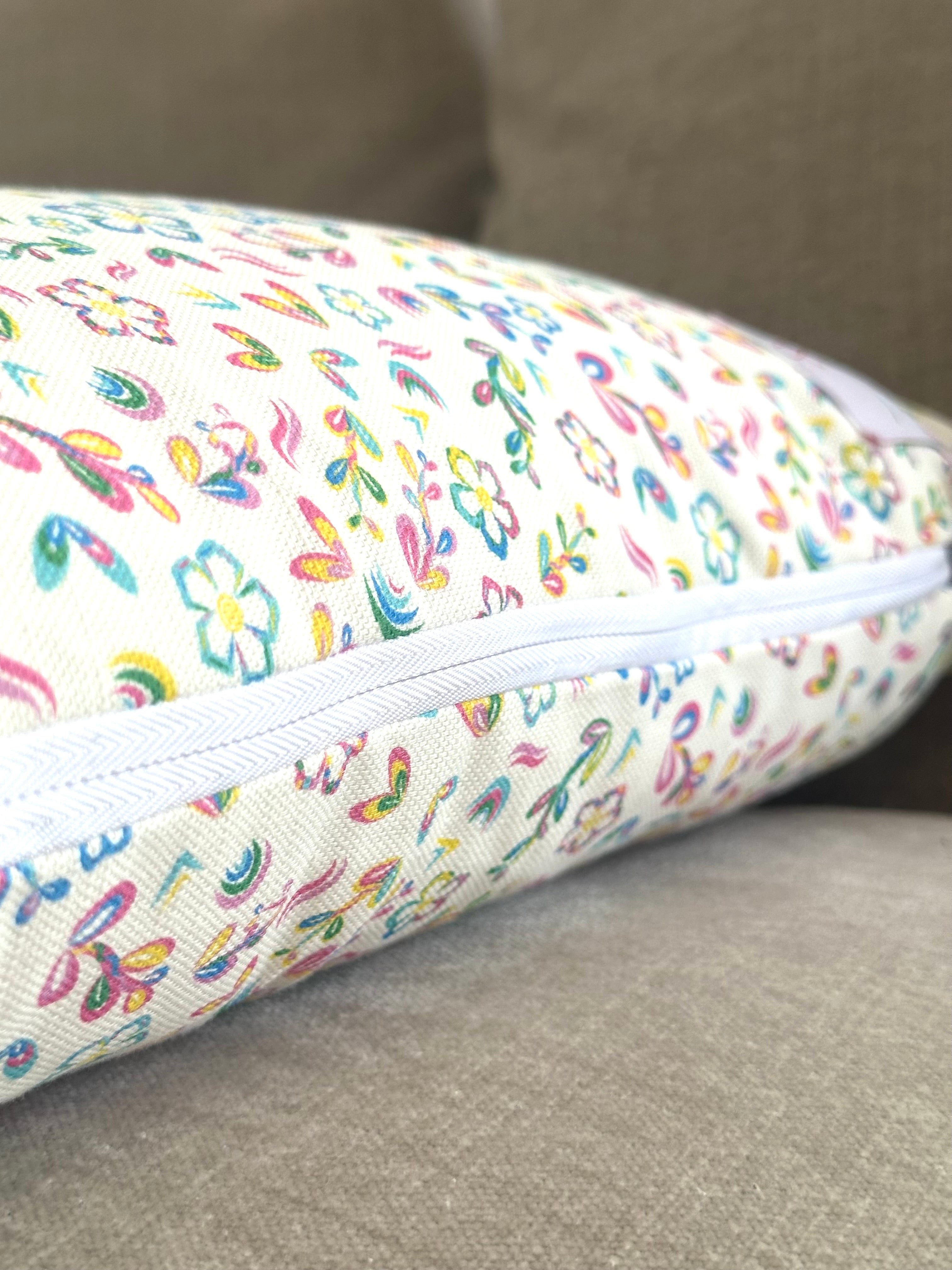 Full Bloom Rainbow Accent Cushion