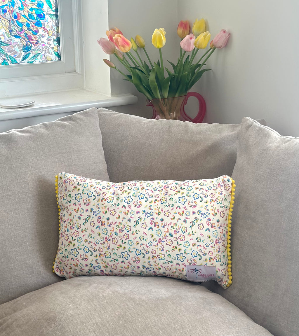 Full Bloom Rainbow Accent Cushion