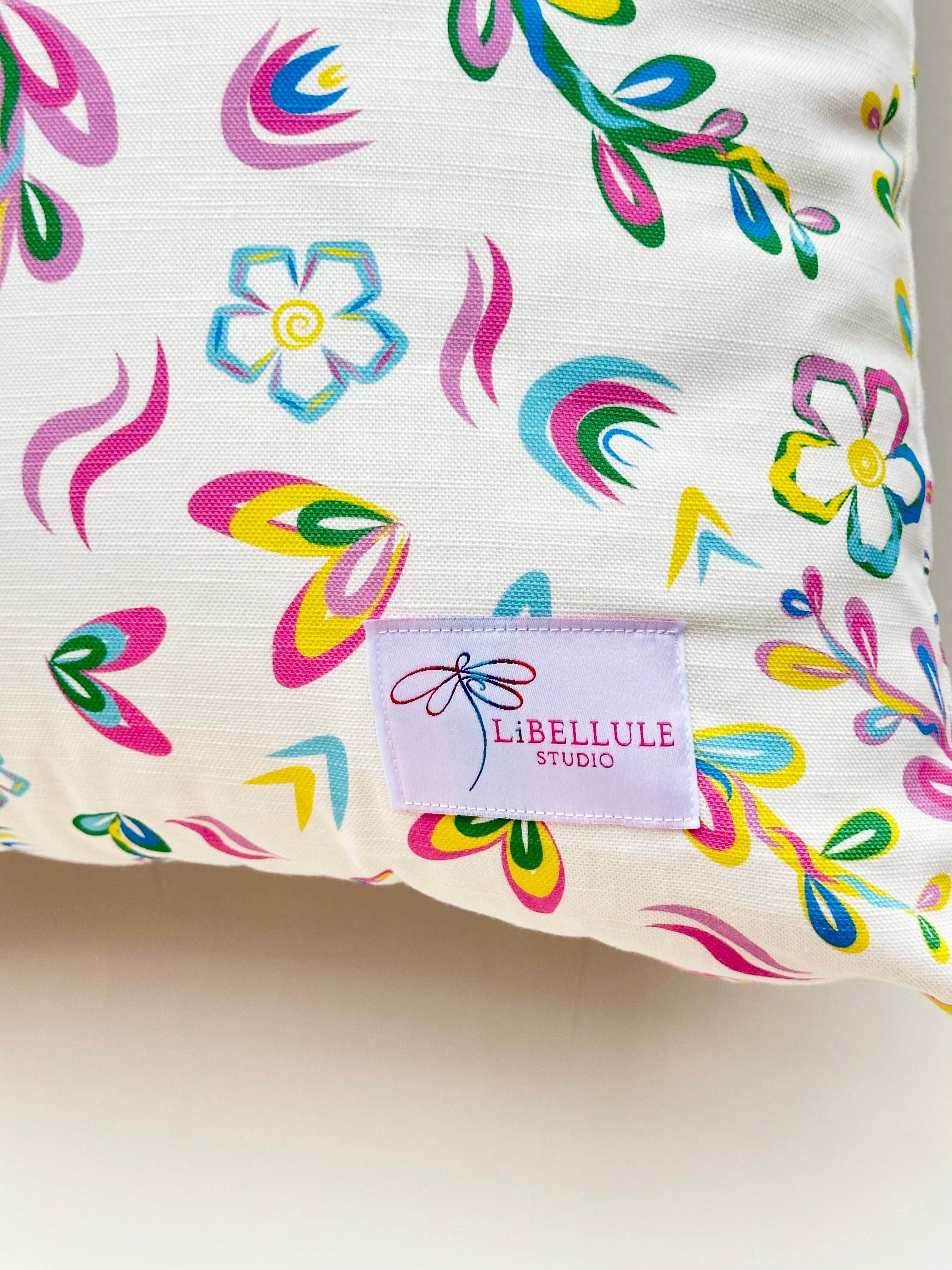 Full Bloom Rainbow Cushion