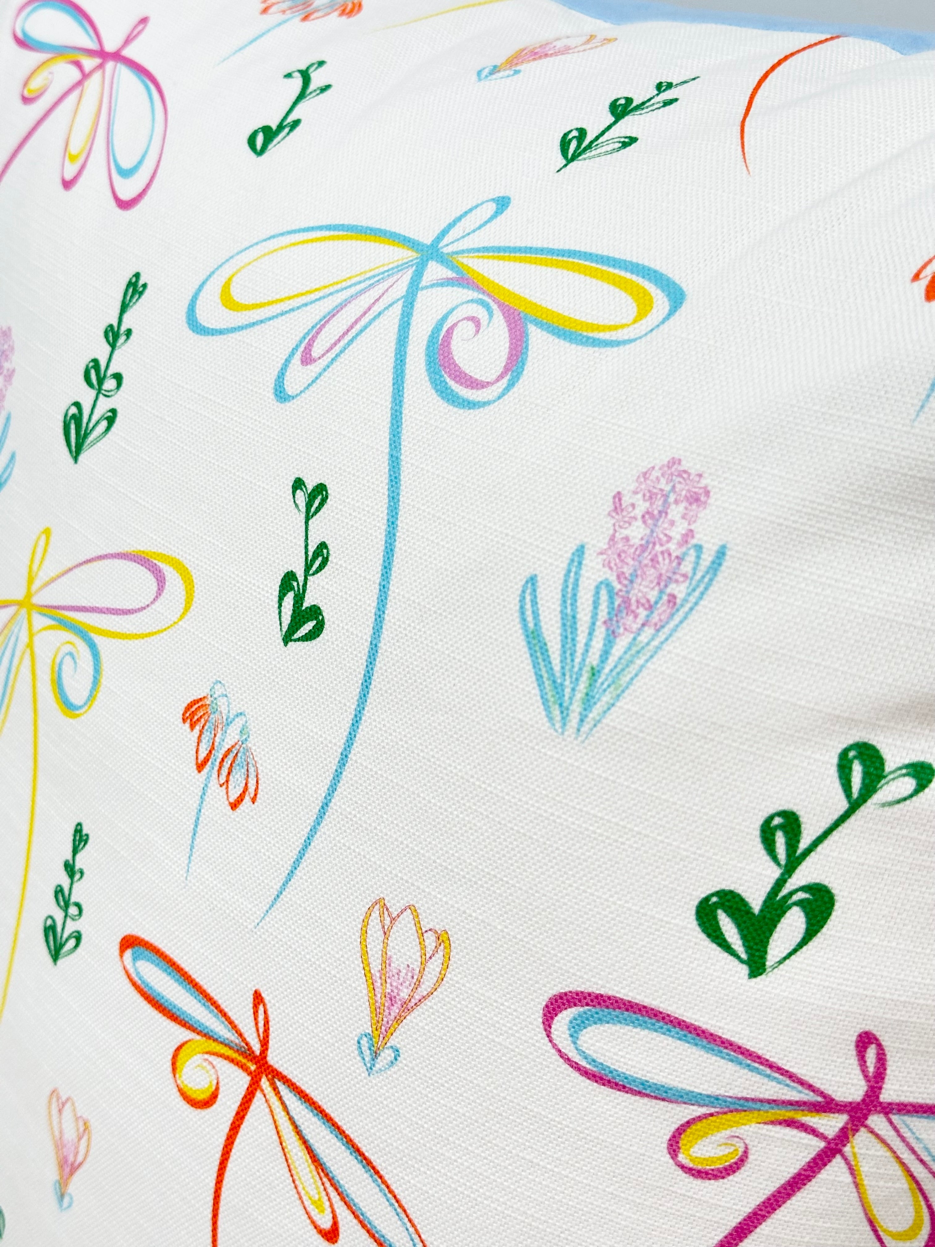 Full Bloom Dragonfly Cushion