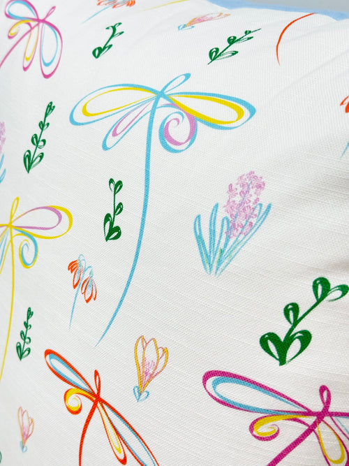 Full Bloom Dragonfly Cushion