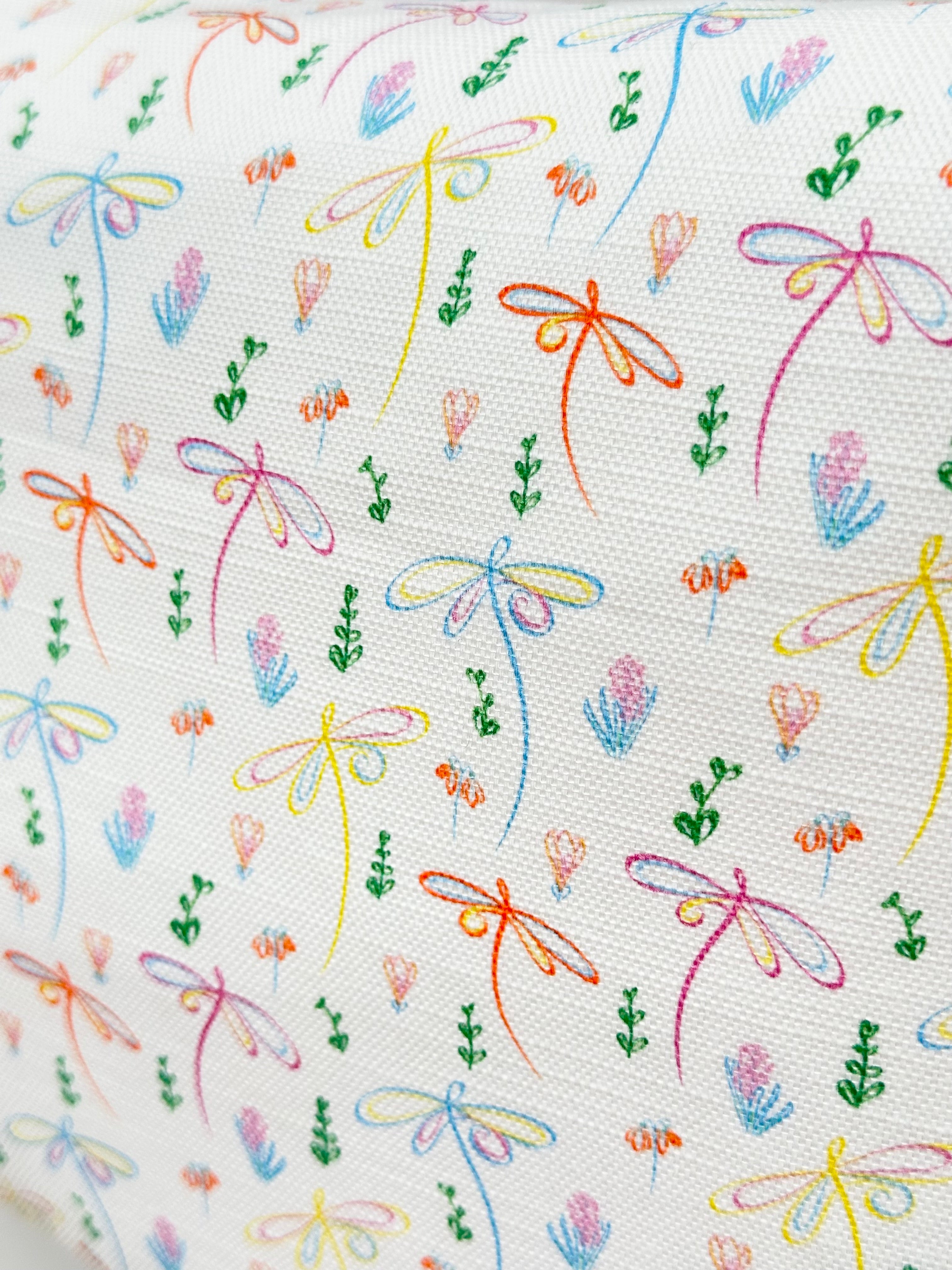 Full Bloom Dragonfly Accent Cushion