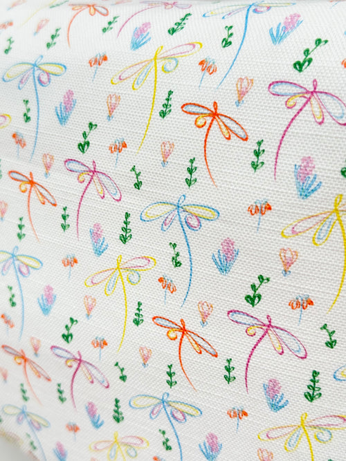 Full Bloom Dragonfly Accent Cushion