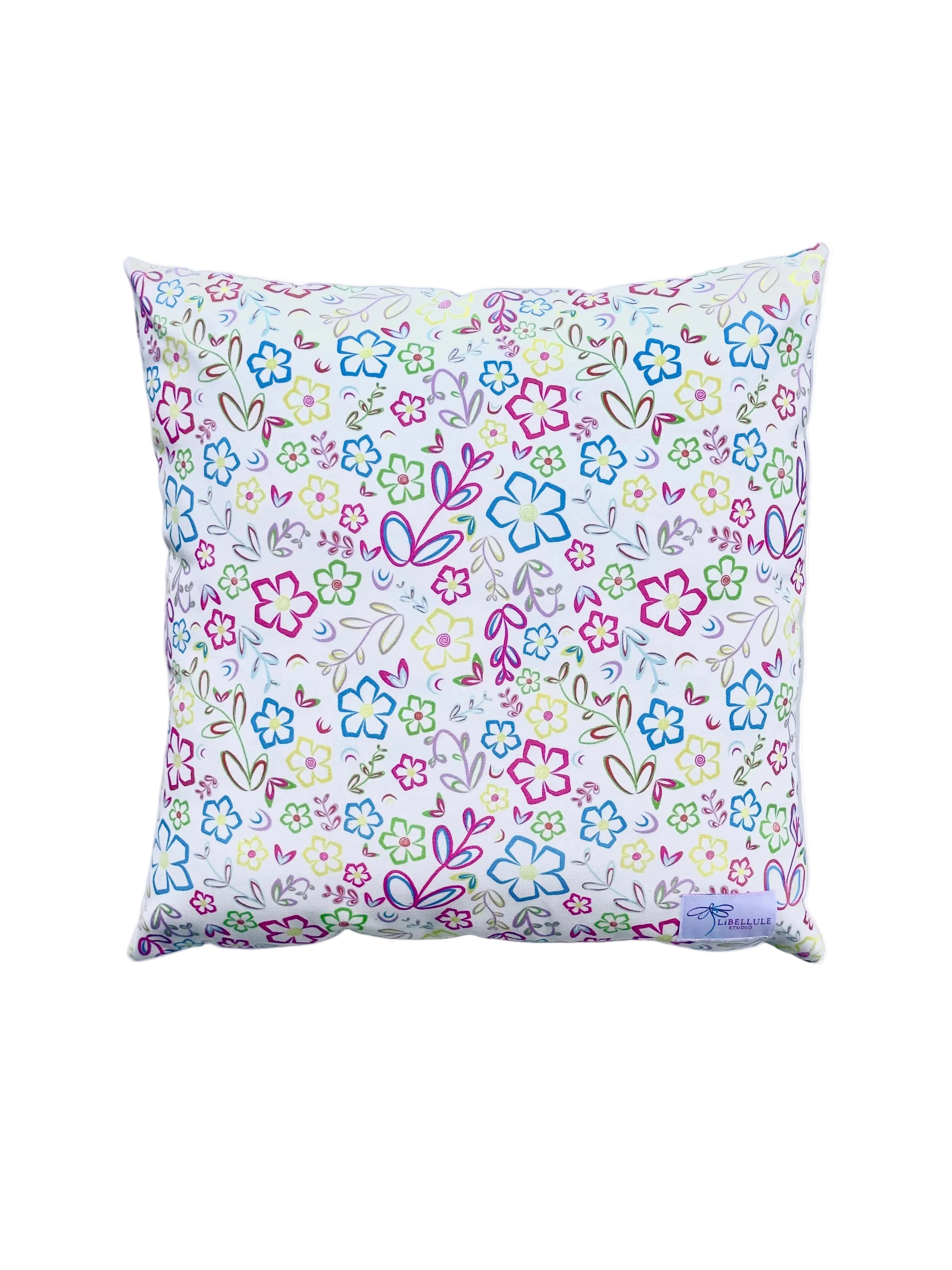 Full Bloom Outdoor Cushion - Blue
