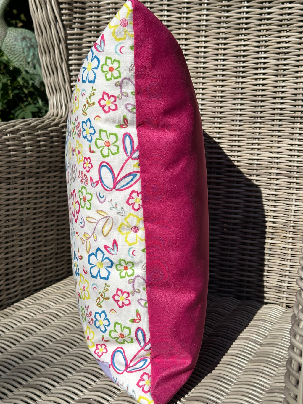 Full Bloom Outdoor Cushion - Pink
